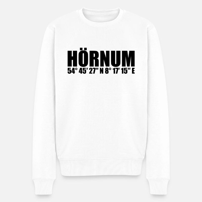 Coordonnées de Hörnum - Pull Premium bio Homme - blanc