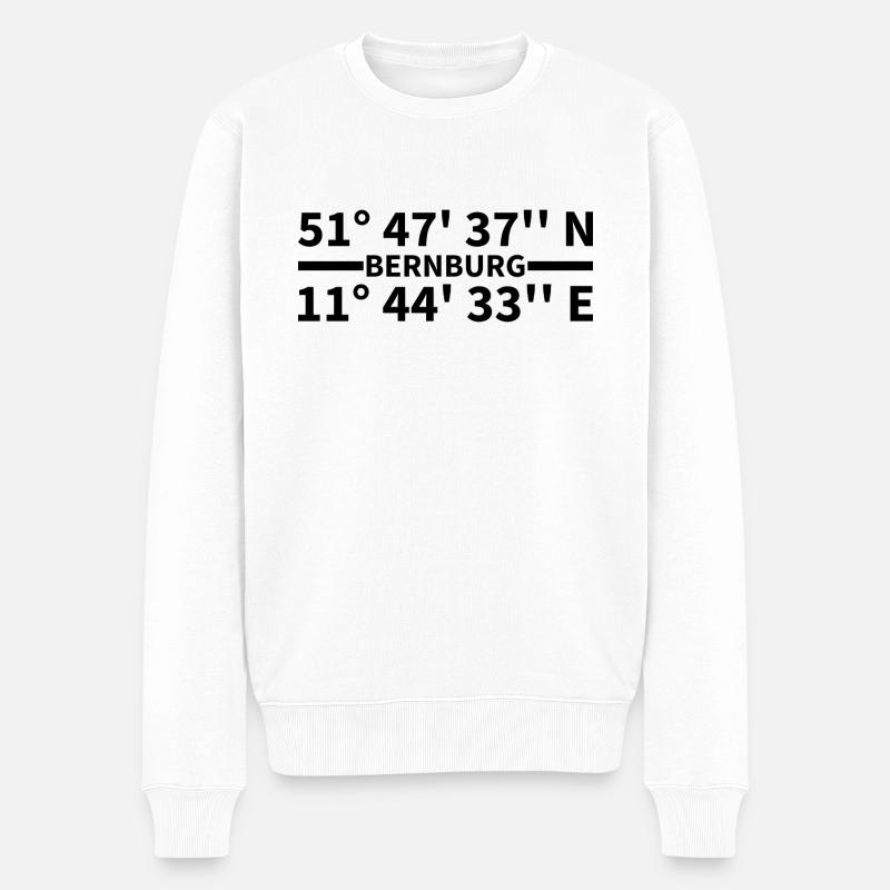 Coordonnées de Bernburg - Pull Premium bio Homme - blanc