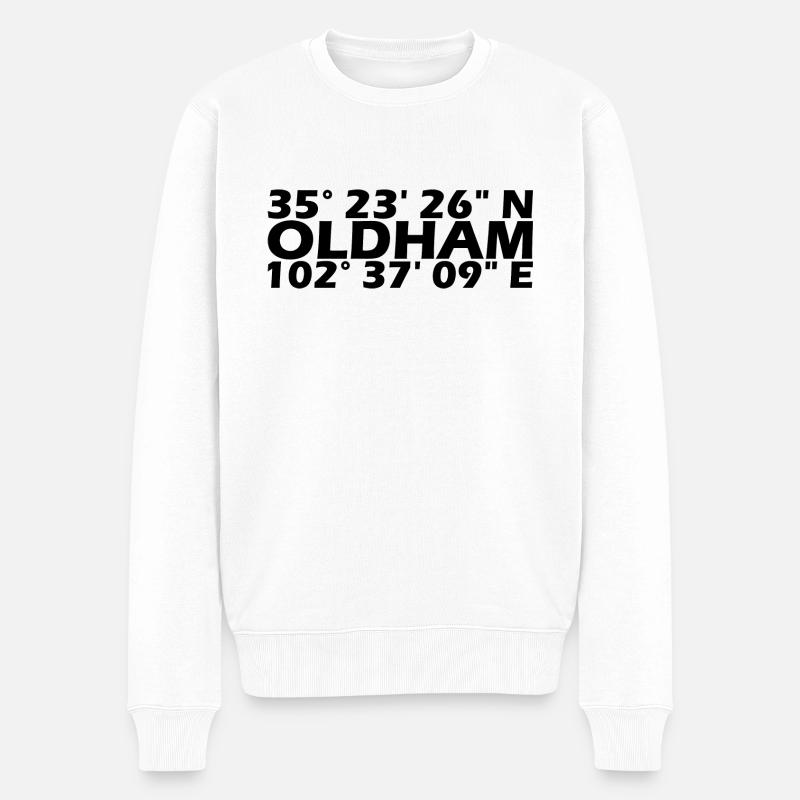Oldham Coordinates - Men's Premium Organic Jumper - white