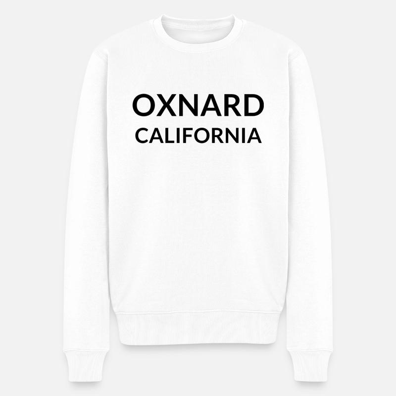 Oxnard California USA - Männer Premium Bio Pullover - Weiß
