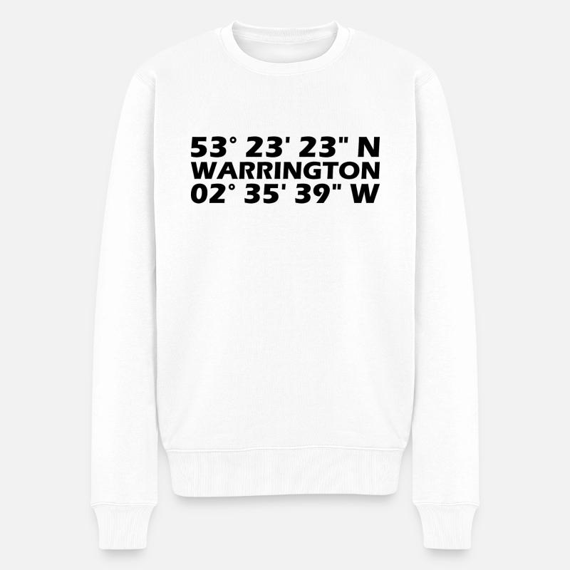 Coordonnées de Warrington - Pull Premium bio Homme - blanc