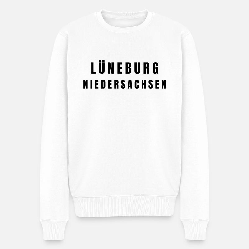 Lunebourg, Basse-Saxe - Pull Premium bio Homme - blanc