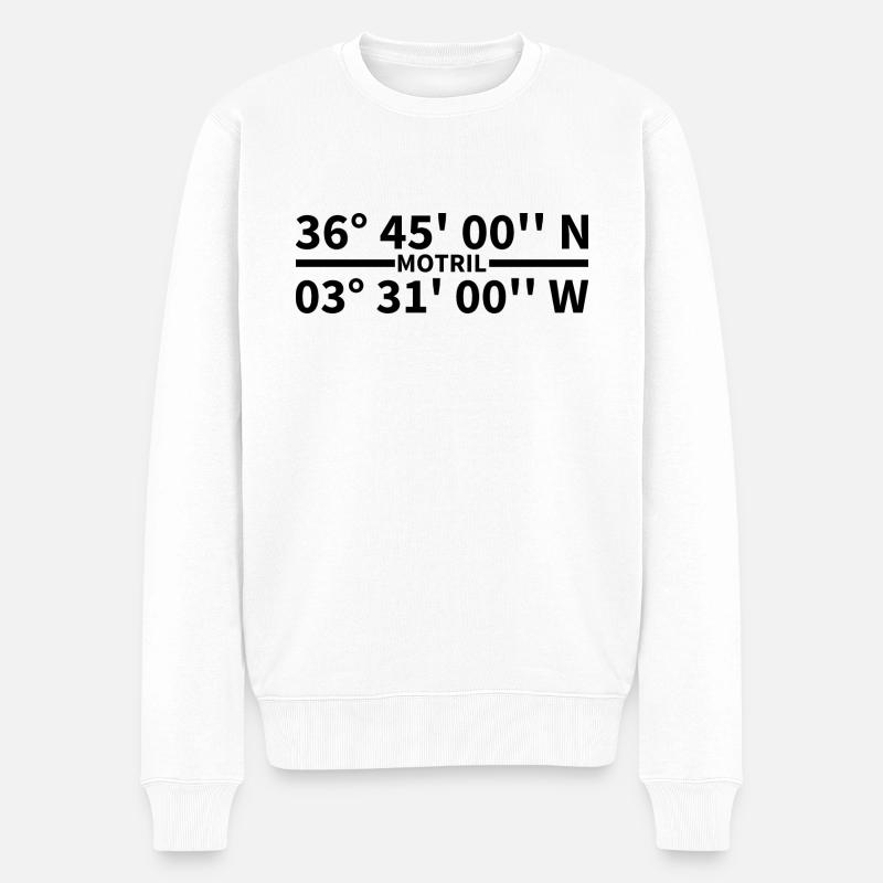 Coordonnées Motril - Pull Premium bio Homme - blanc
