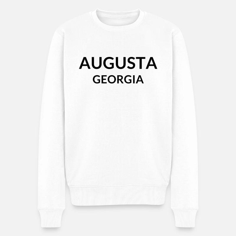 Augusta, Géorgie, États-Unis - Pull Premium bio Homme - blanc