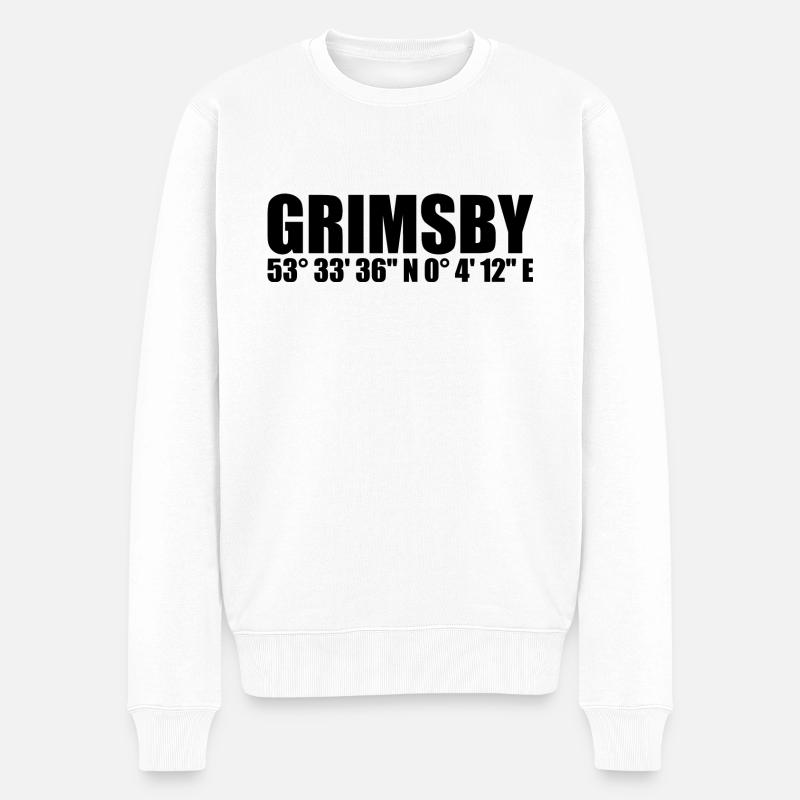 Coordonnées de Grimsby - Pull Premium bio Homme - blanc