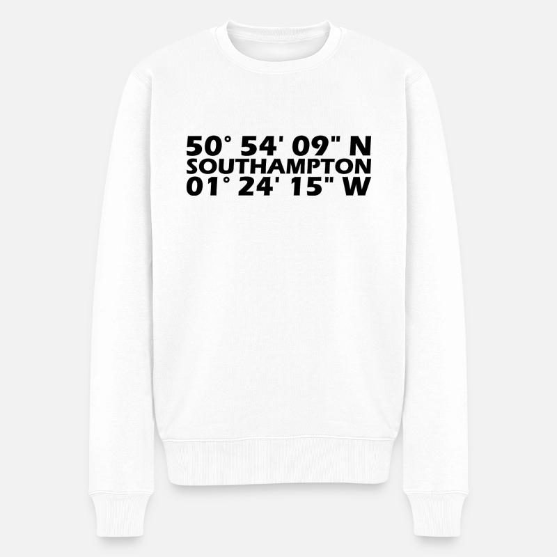Coordonnées de Southampton - Pull Premium bio Homme - blanc