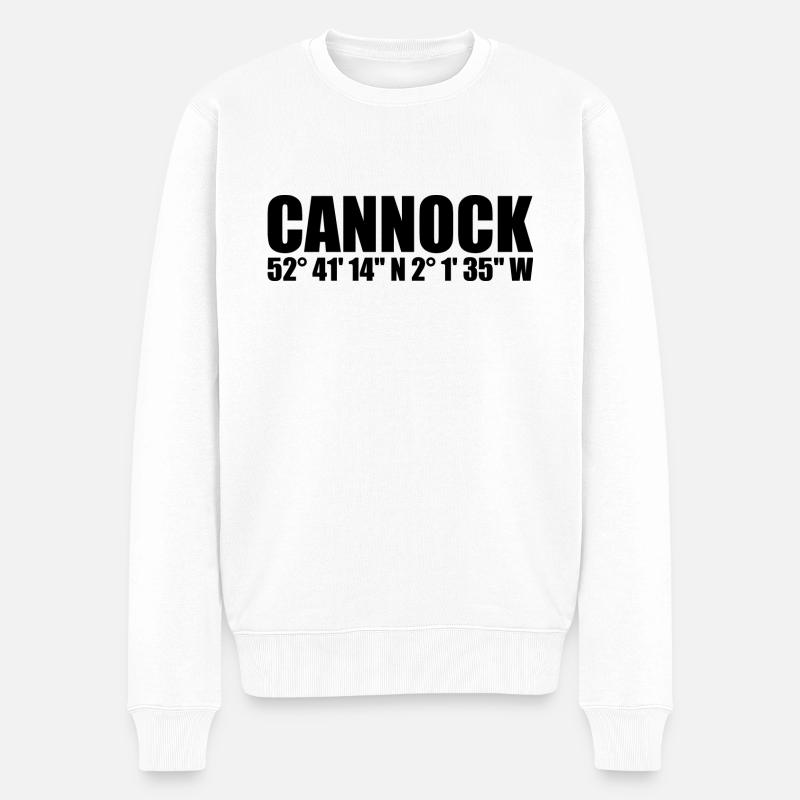 Coordonnées Cannock - Pull Premium bio Homme - blanc
