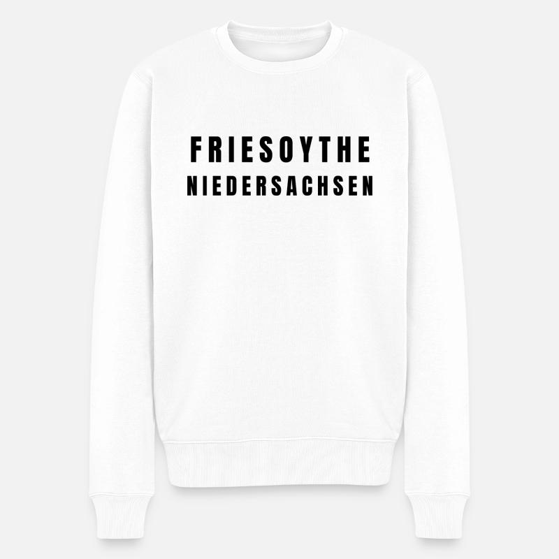 Friesoythe, Basse-Saxe - Pull Premium bio Homme - blanc
