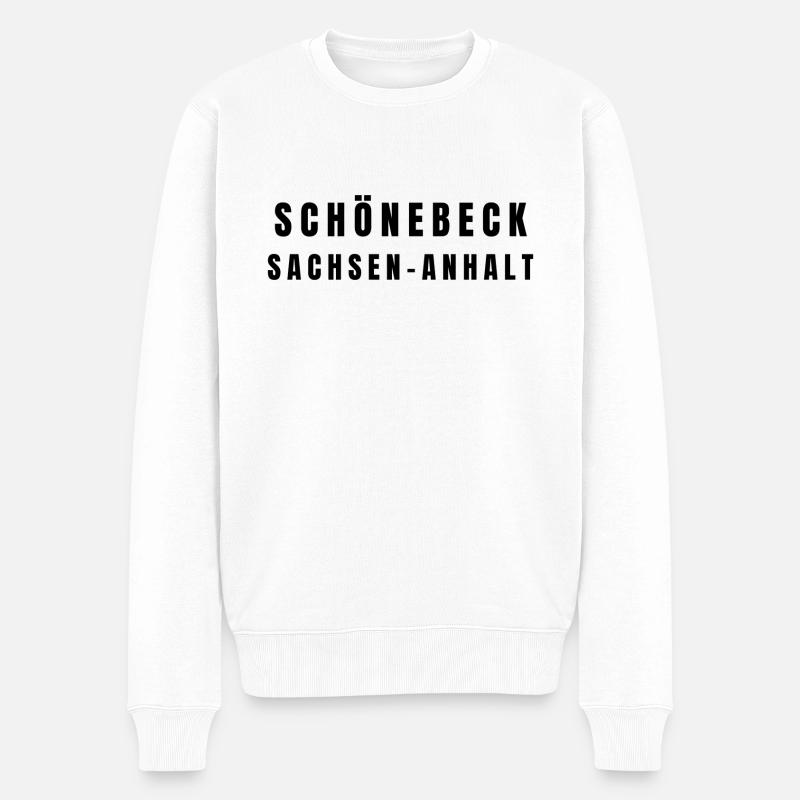 Schönebeck, Saxe-Anhalt - Pull Premium bio Homme - blanc