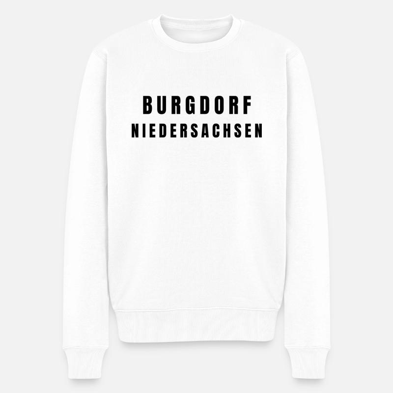 Berthoud, Basse-Saxe - Pull Premium bio Homme - blanc