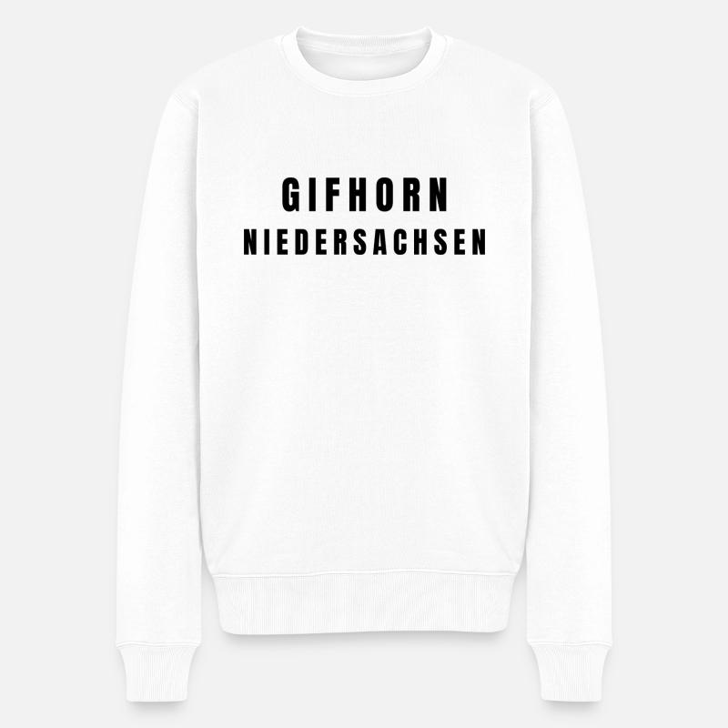 Gifhorn, Basse-Saxe - Pull Premium bio Homme - blanc