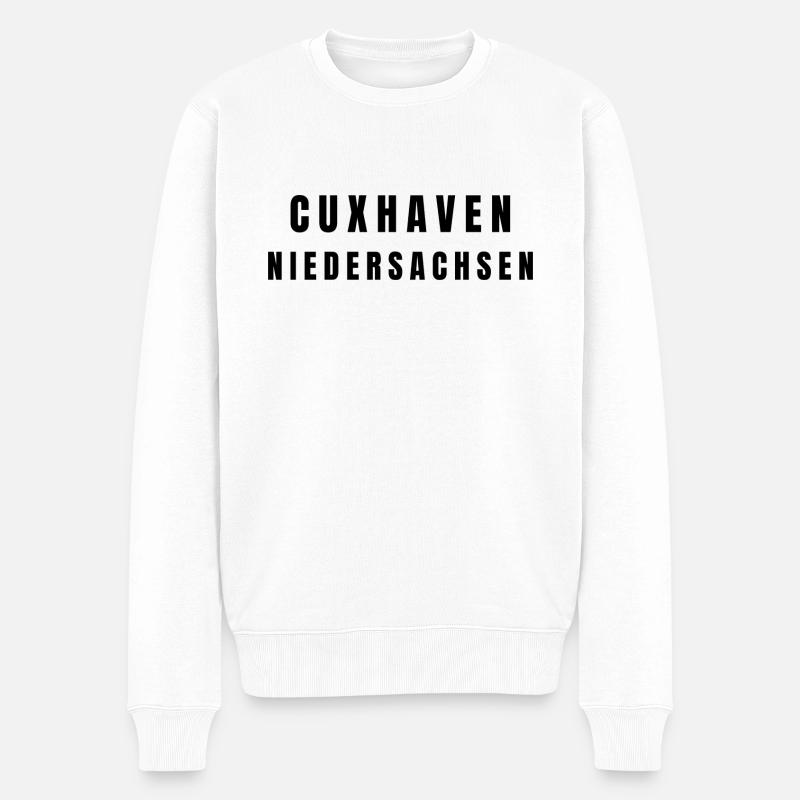Cuxhaven Basse-Saxe - Pull Premium bio Homme - blanc