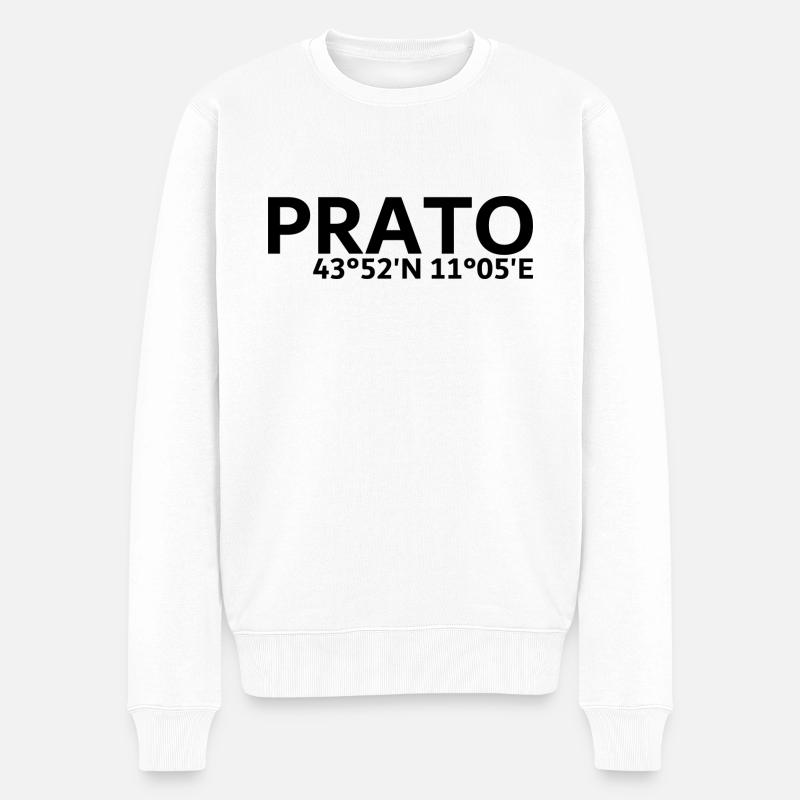 Coordonnées de Prato - Pull Premium bio Homme - blanc