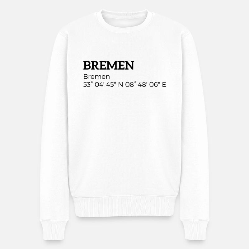 Brême Brême coordonnées - Pull Premium bio Homme - blanc
