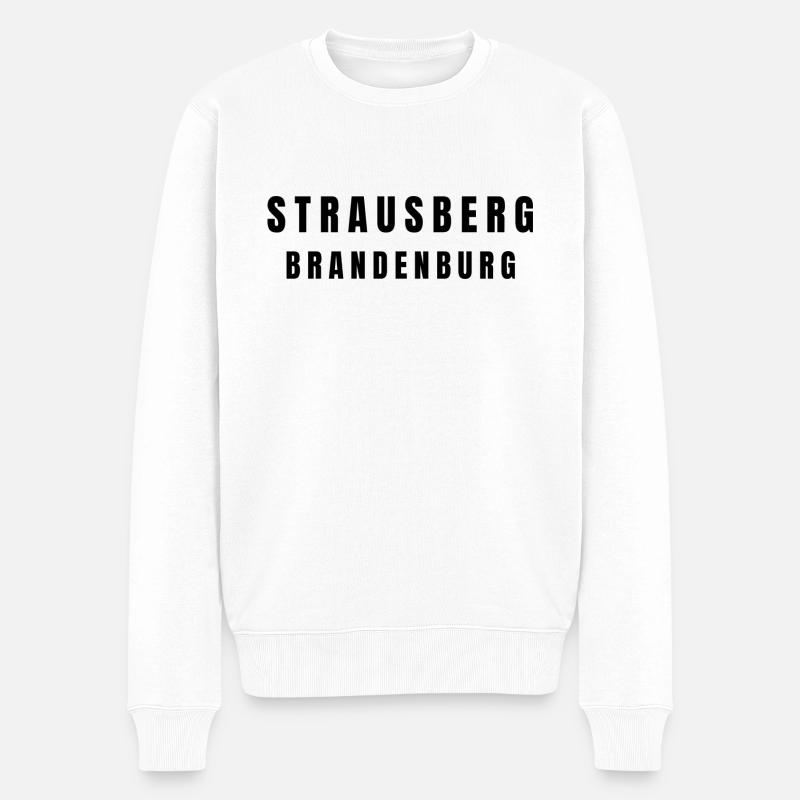 Strausberg, Brandebourg - Pull Premium bio Homme - blanc