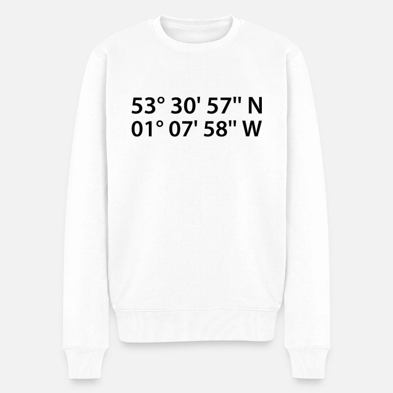 Coordonnées de Doncaster - Pull Premium bio Homme - blanc