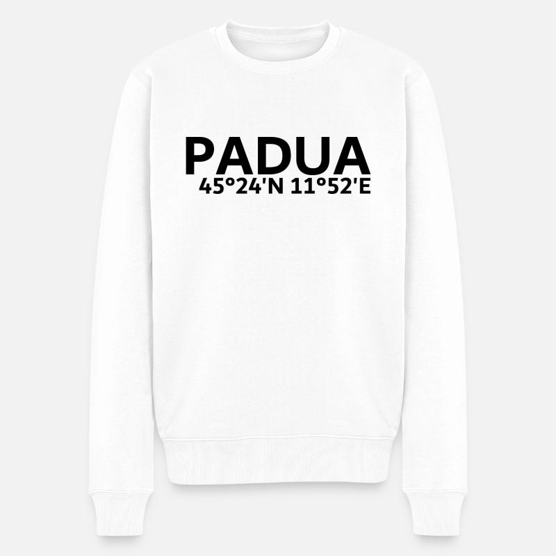 Coordonnées de Padoue - Pull Premium bio Homme - blanc