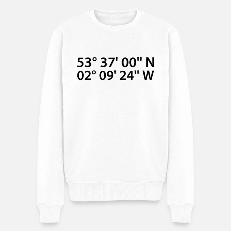 Coordonnées de Rochdale - Pull Premium bio Homme - blanc