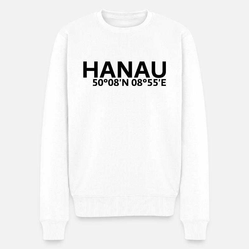 Coordonnées de Hanau - Pull Premium bio Homme - blanc