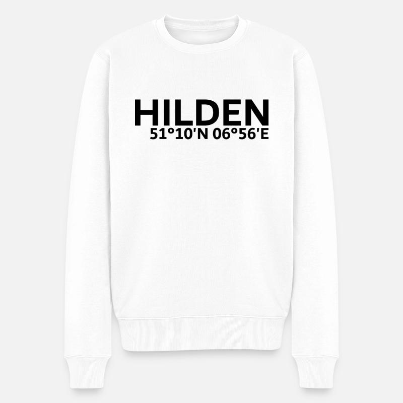 Coordonnées Hilden - Pull Premium bio Homme - blanc