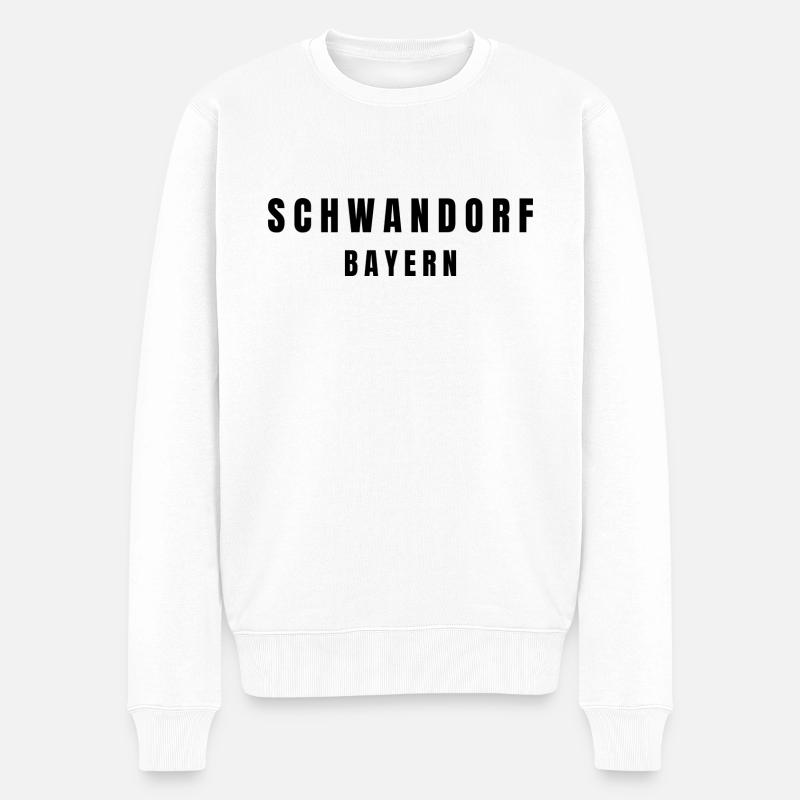 Schwandorf, Bavière - Pull Premium bio Homme - blanc