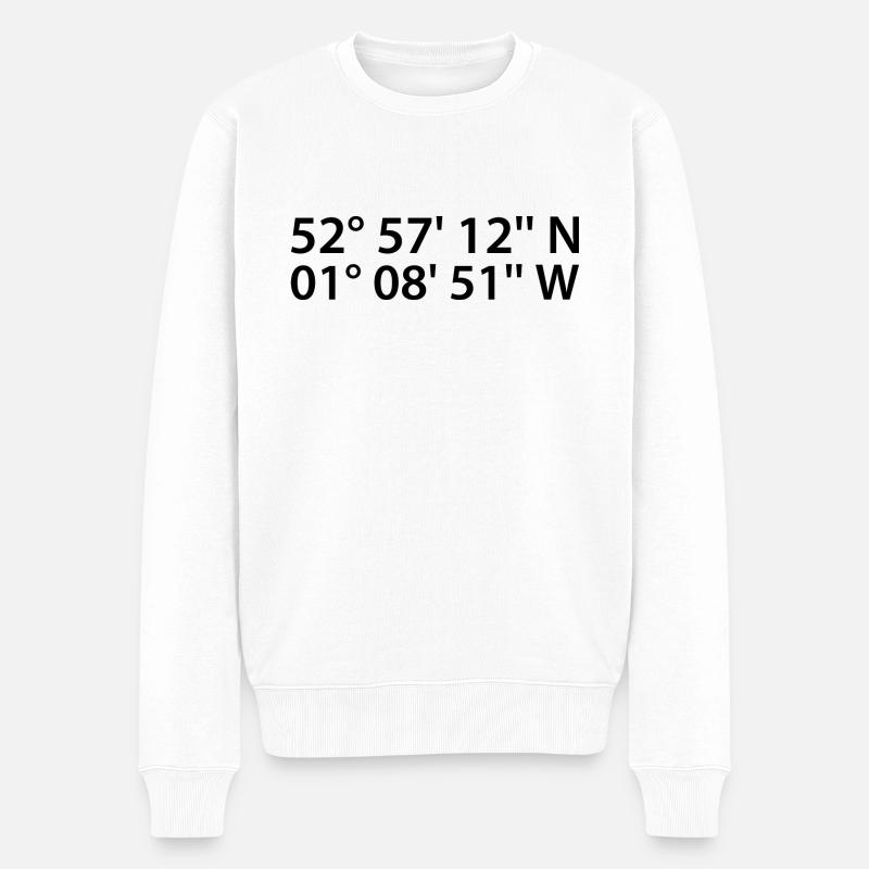 Coordonnées de Nottingham - Pull Premium bio Homme - blanc