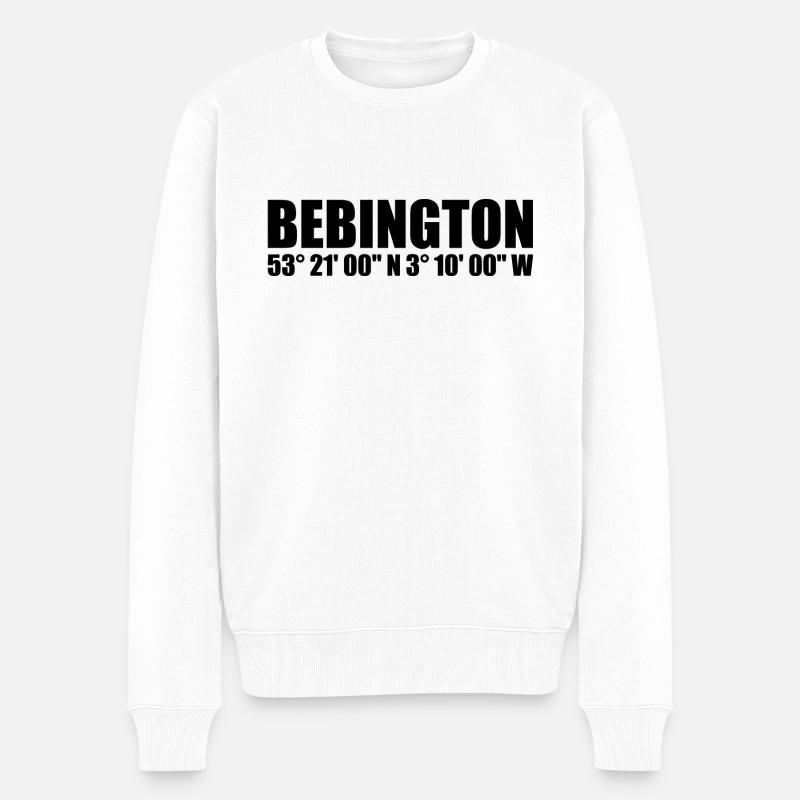 Coordonnées Bebington - Pull Premium bio Homme - blanc