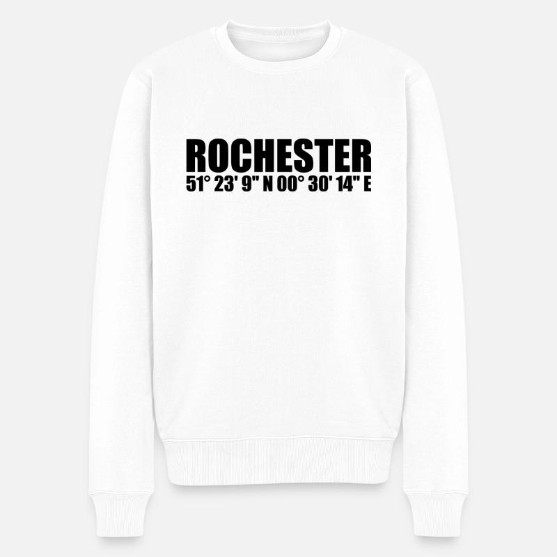 Coordonnées de Rochester - Pull Premium bio Homme - blanc