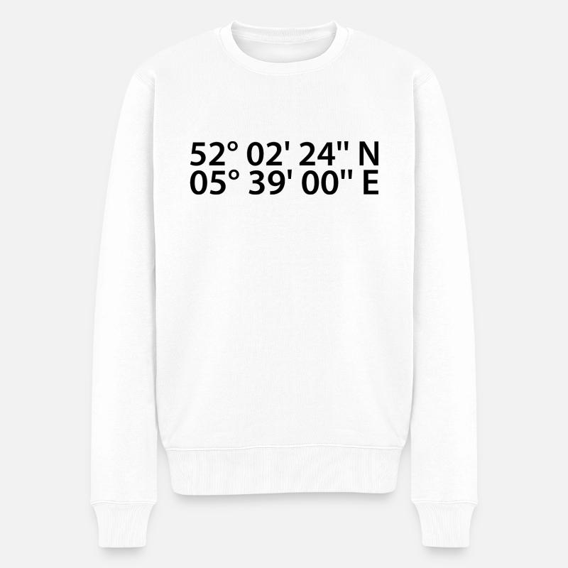 Coordonnées Ede - Pull Premium bio Homme - blanc