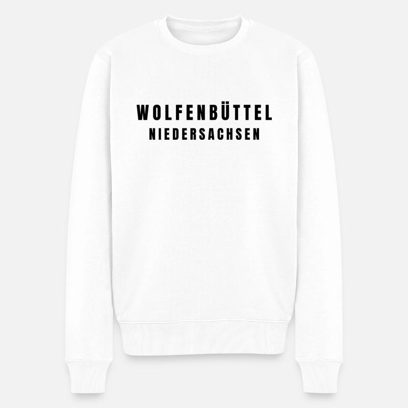 Wolfenbüttel, Basse-Saxe - Pull Premium bio Homme - blanc