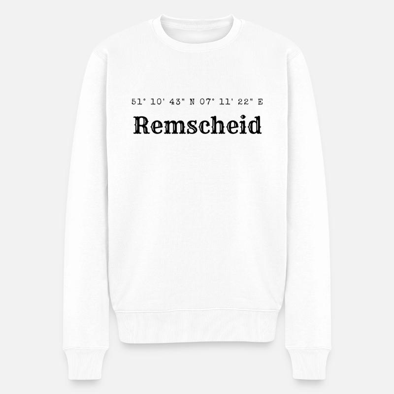 Coordonnées de Remscheid - Pull Premium bio Homme - blanc