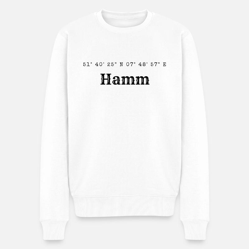 Coordonnées Hamm - Pull Premium bio Homme - blanc