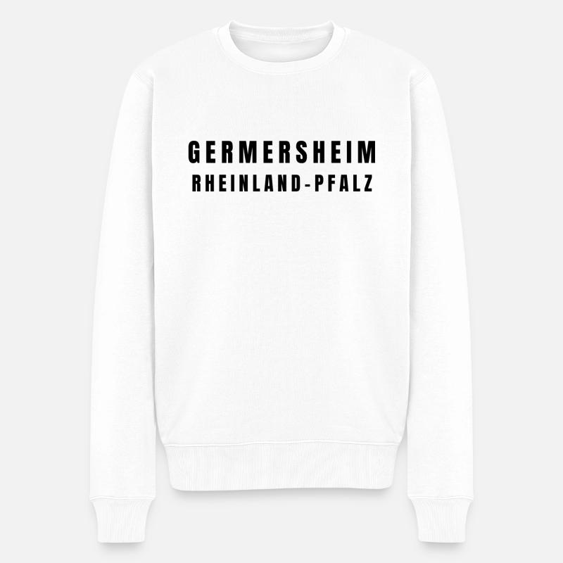 Germersheim, Rhénanie-Palatinat - Pull Premium bio Homme - blanc
