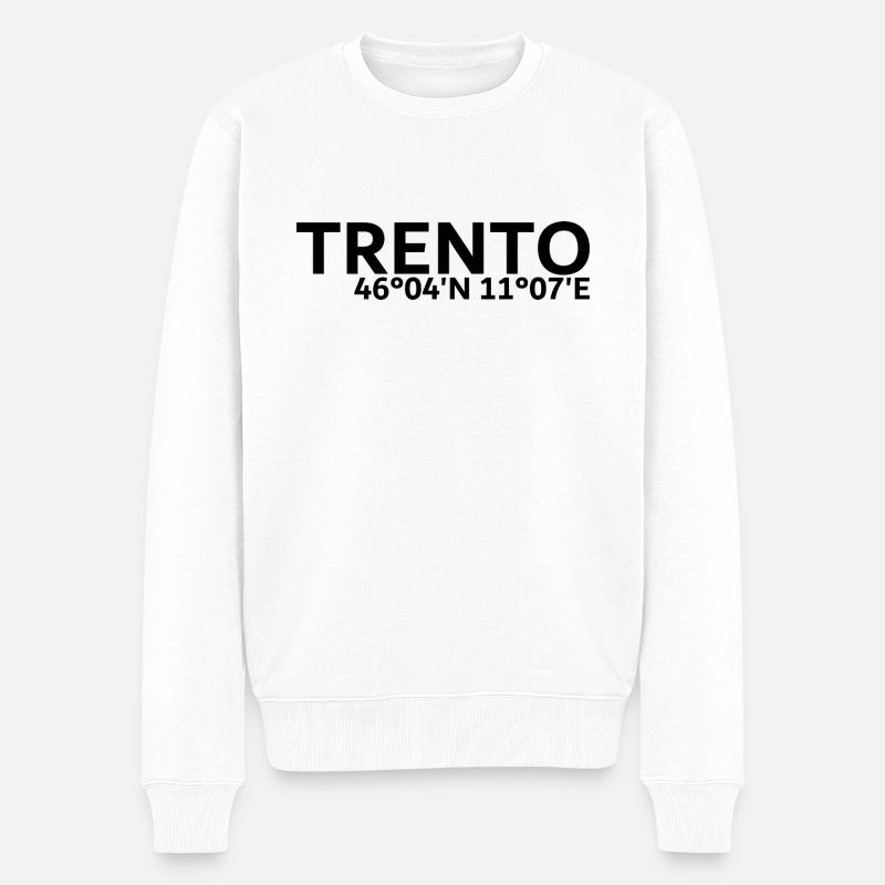 Coordonnées de Trento - Pull Premium bio Homme - blanc