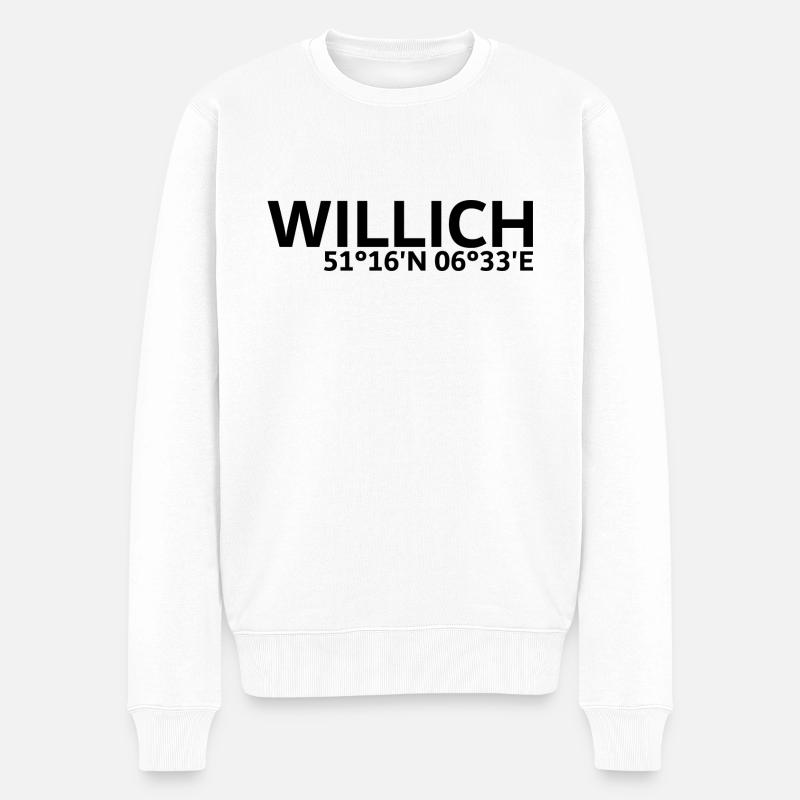 Coordonnées de Willich - Pull Premium bio Homme - blanc