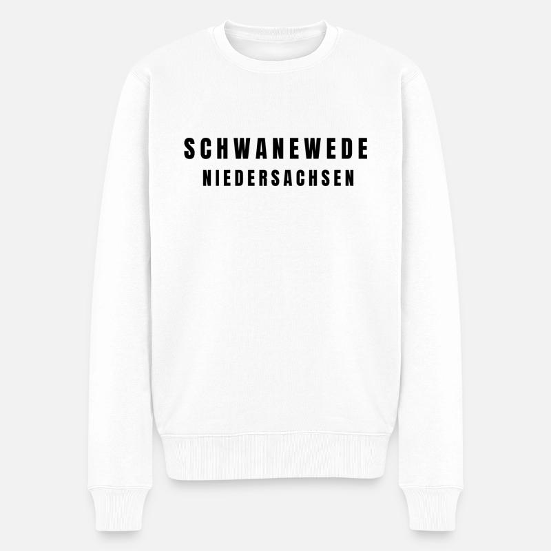 Schwanewede, Basse-Saxe - Pull Premium bio Homme - blanc