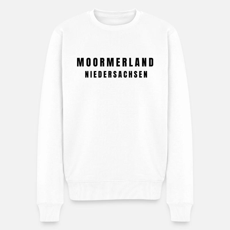 Moormerland Basse-Saxe - Pull Premium bio Homme - blanc