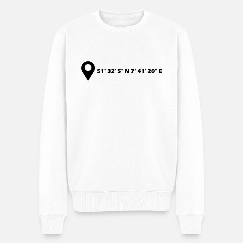 Coordonnées Unna - Pull Premium bio Homme - blanc