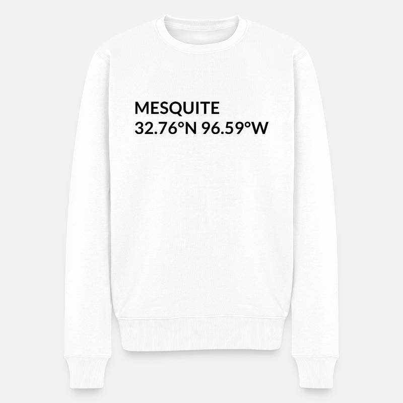 Mesquite, Texas, États-Unis Coordonnées - Pull Premium bio Homme - blanc