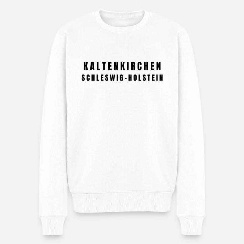 Kaltenkirchen Schleswig-Holstein - Männer Premium Bio Pullover - Weiß