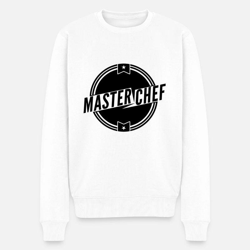 MASTER CHEF 2 - Pull Premium bio Homme - blanc