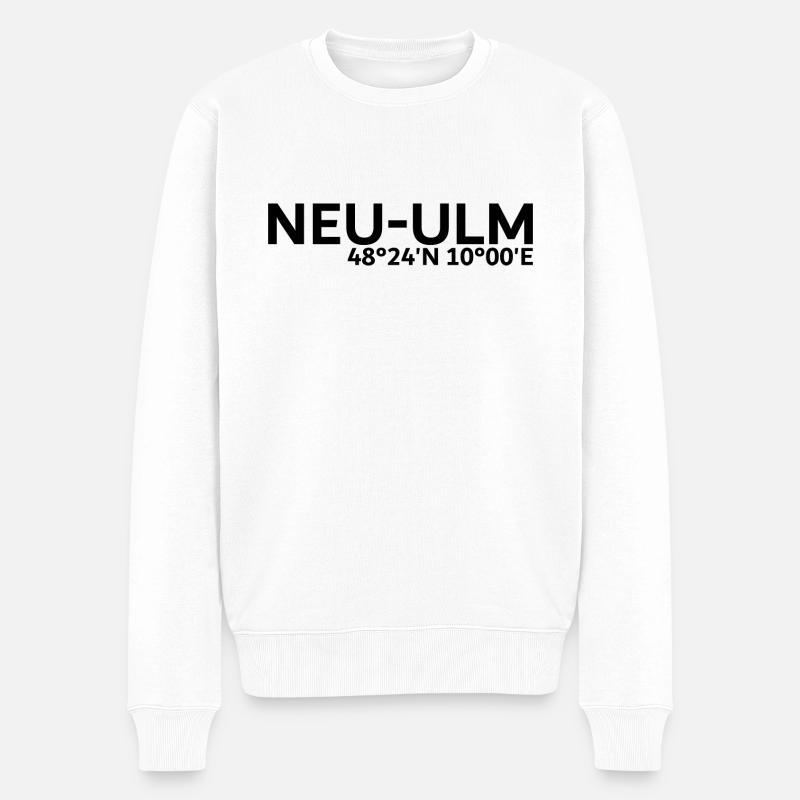 Coordonnées Neu-Ulm - Pull Premium bio Homme - blanc
