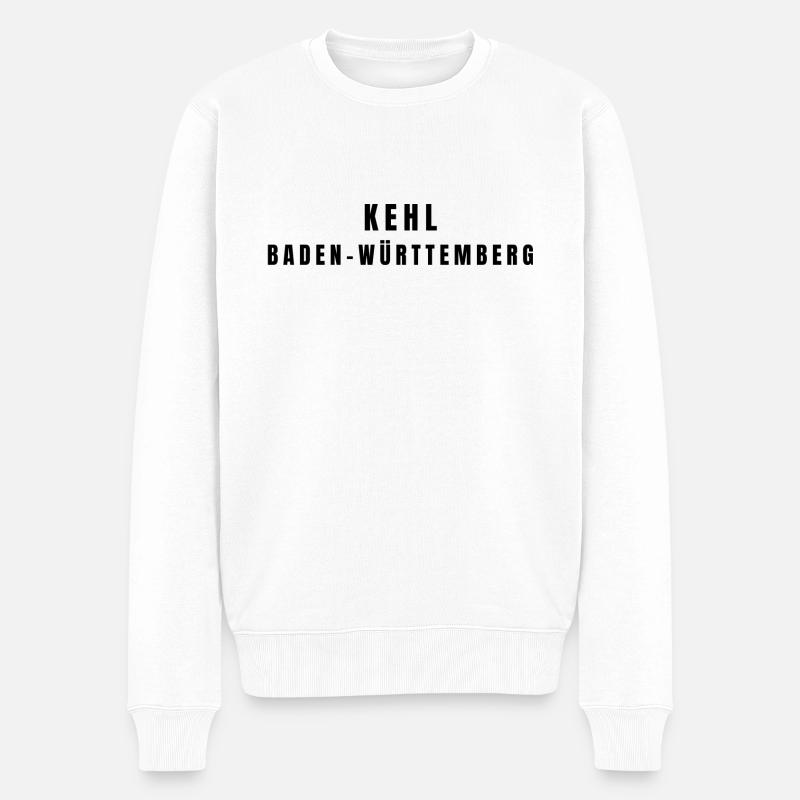 Kehl Baden-Württemberg - Männer Premium Bio Pullover - Weiß