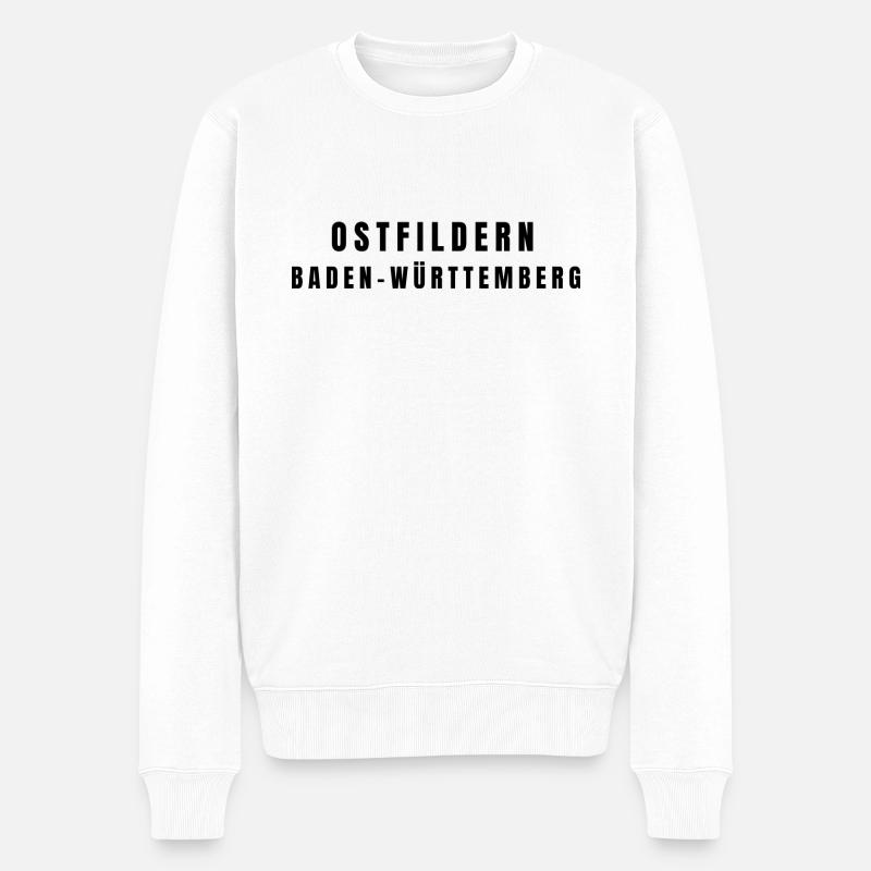 Ostfildern, Bade-Wurtemberg - Pull Premium bio Homme - blanc