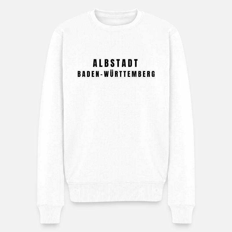 Albstadt, Bade-Wurtemberg - Pull Premium bio Homme - blanc