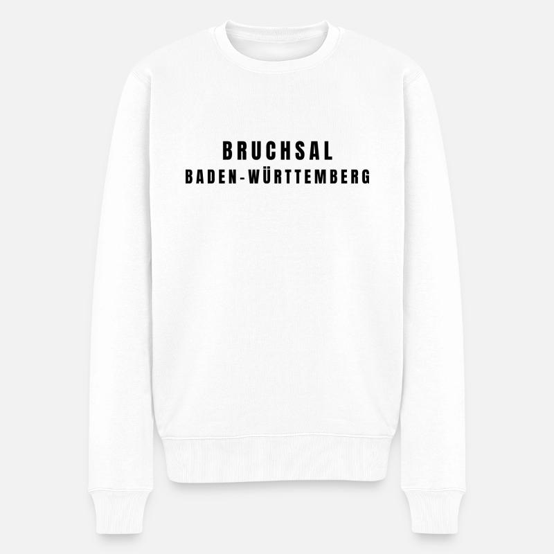 Bruchsal, Bade-Wurtemberg - Pull Premium bio Homme - blanc