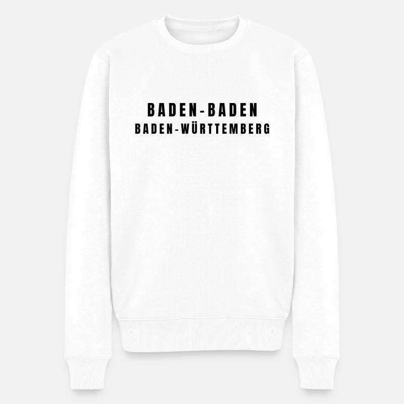Baden-Baden-Württemberg - Pull Premium bio Homme - blanc