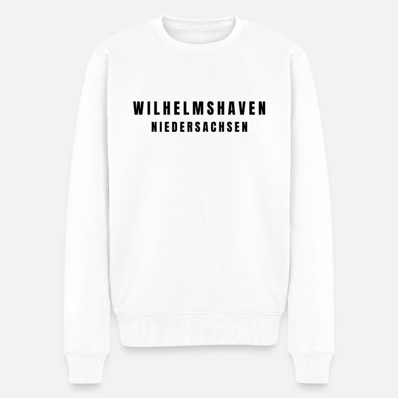 Wilhelmshaven, Basse-Saxe - Pull Premium bio Homme - blanc