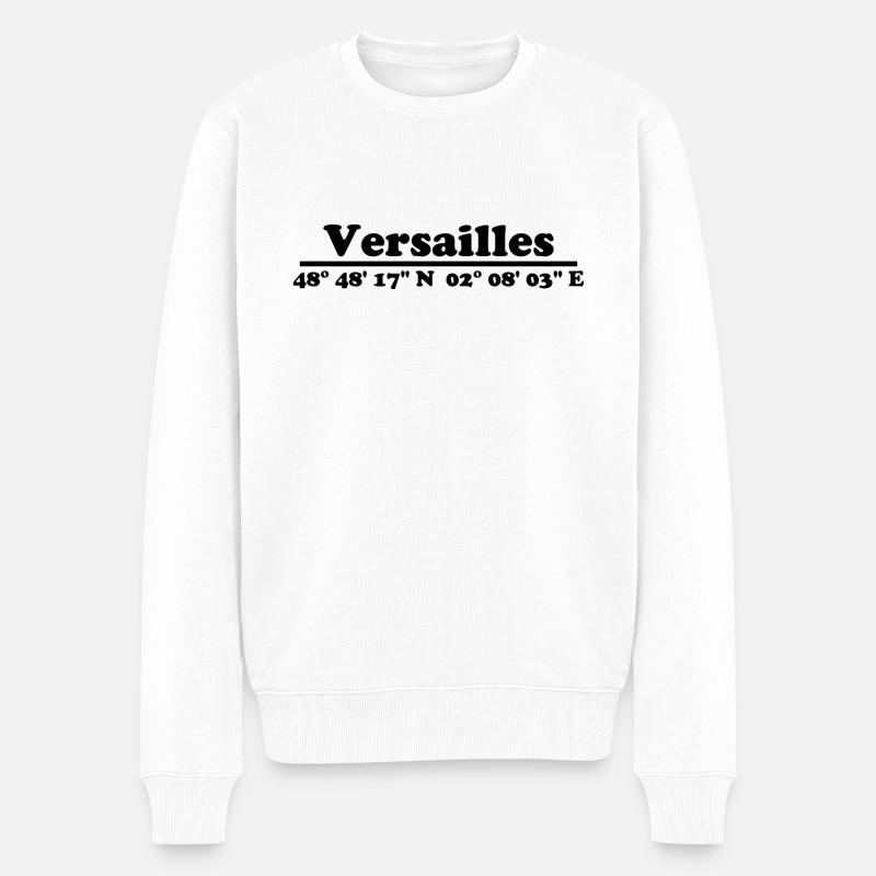 Coordonnées de Versailles - Pull Premium bio Homme - blanc