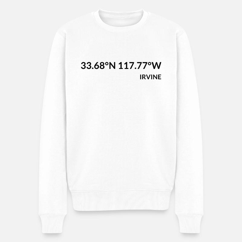 Irvine, Californie, États-Unis - Pull Premium bio Homme - blanc